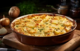 Recette de gratin de pommes de terre au tartare